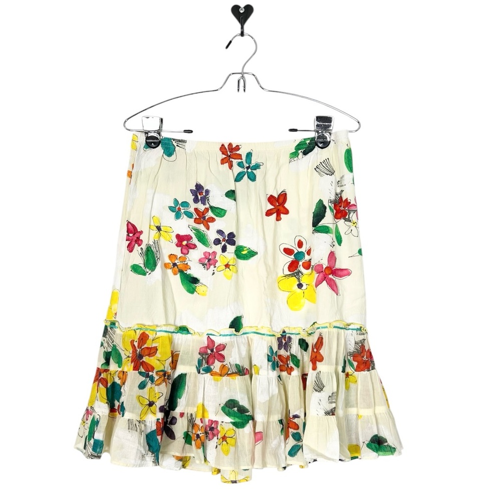 Jams World XL Tiered Skirt Hawaiian‎ Calypso Tropical Print